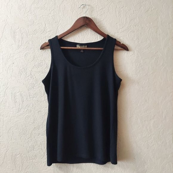 Serena Williams Signature Statement Black Tank Top Sleeveless Stretch Sz Medium - Picture 1 of 8